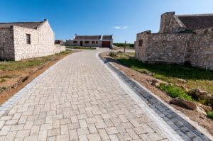 Custom concrete paving for roads