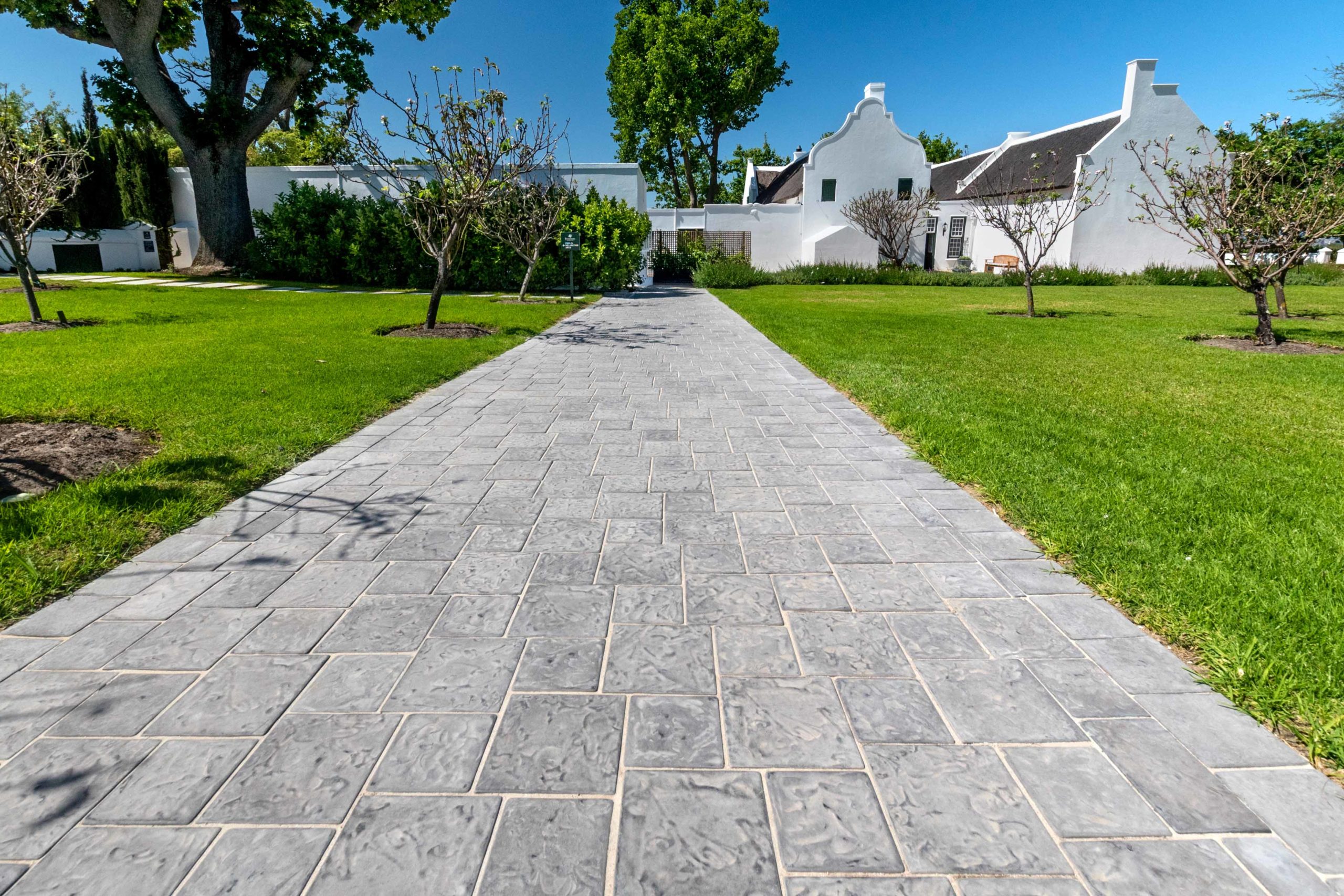 Grobuild Concrete Paving supplied to Steenberg hotel