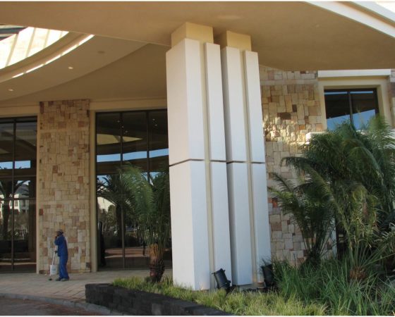 Main Entrance Columns One and Only