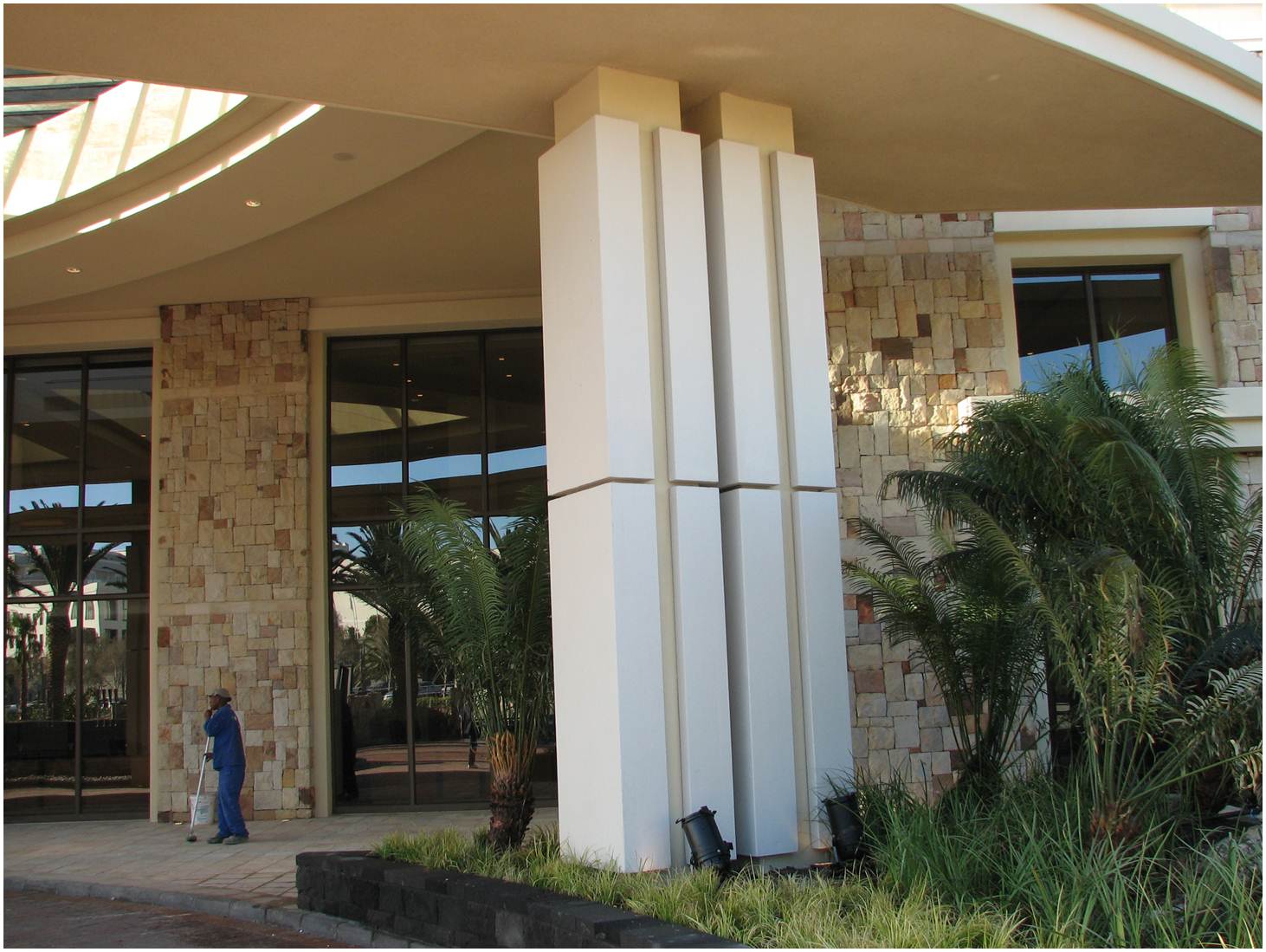 Main Entrance Columns One and Only