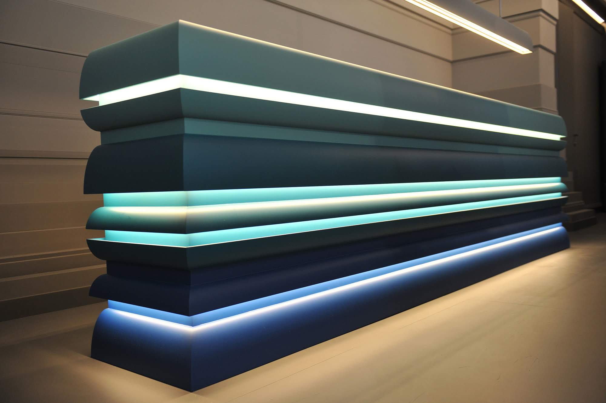 Grobuild new product range Orac wall panelling cornices and copings and skirtings with lights