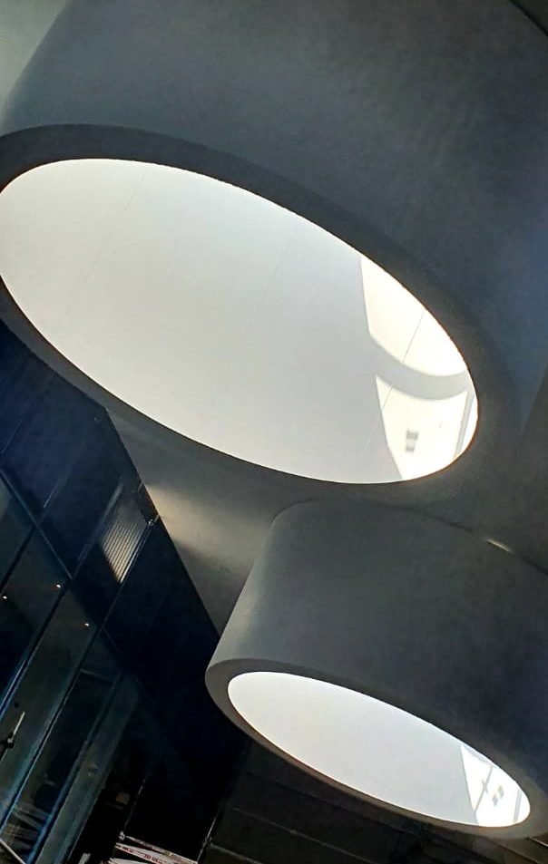 Grobuild lightweight light drums at The Ridge V&A Waterfront