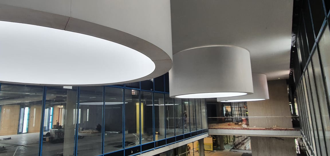 Grobuild supplied the lightweight drums to The Ridge with Decolite