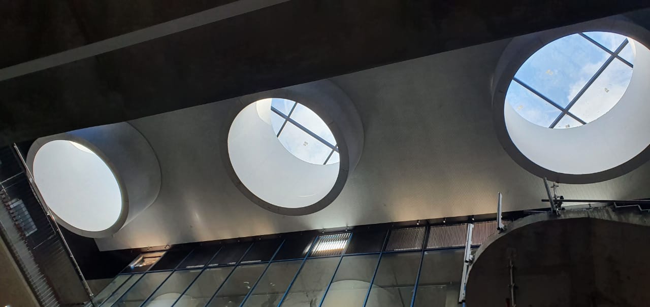 Grobuild light shaft drums at The Ridge