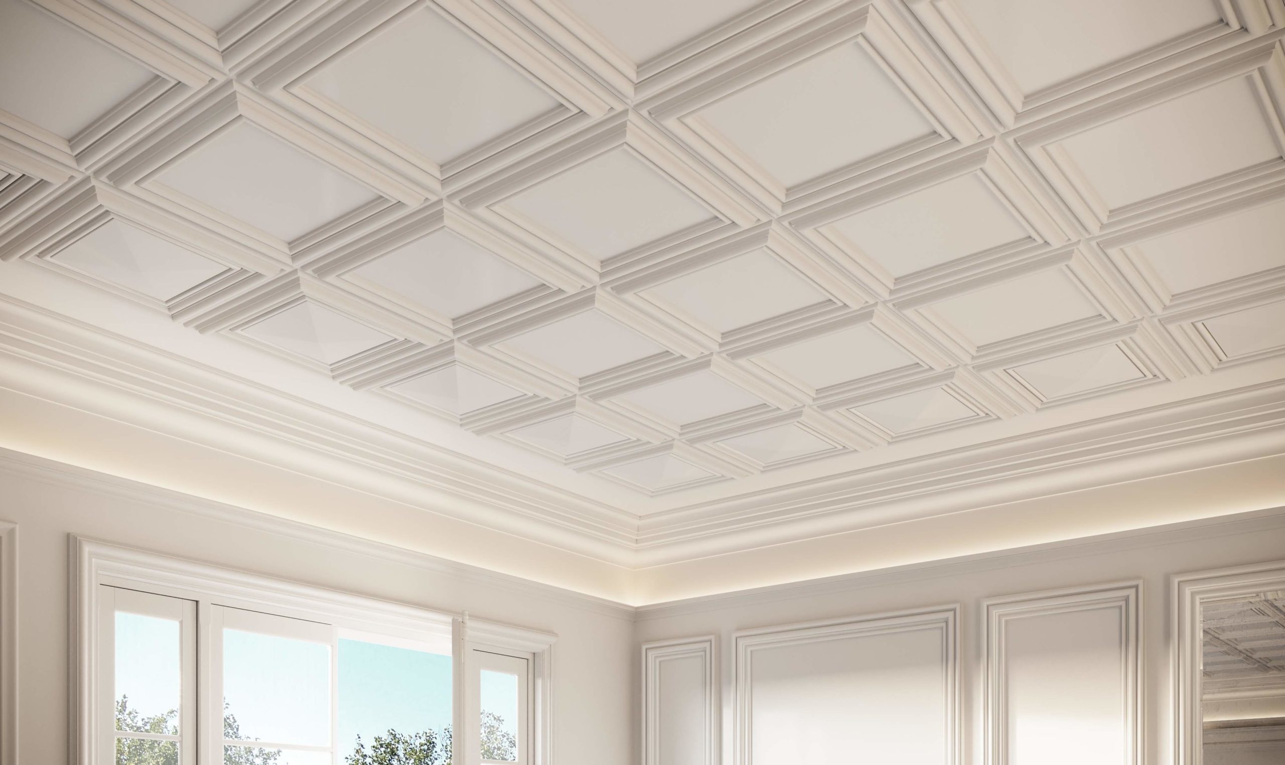 Detail living room ceiling