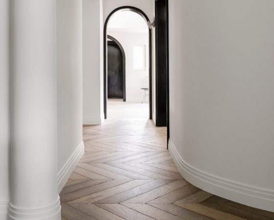 Grobuild skirting customised and curved for all commercial and residential spaces